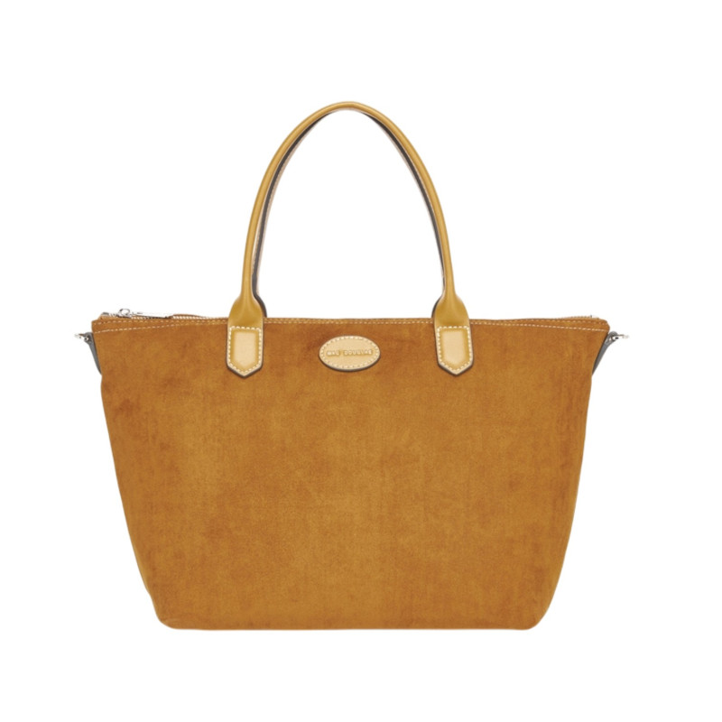 Cristal CABAS, petit sac cabas suédine