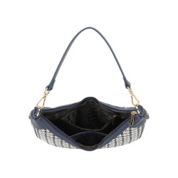 Esther FANTASIA, sac porté épaule aspect tweed