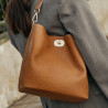 Couronne RHODES, sac porté épaule cuir lisse