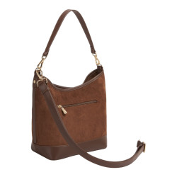 Gerald STOCKHOLM, sac porté épaule aspect suédine