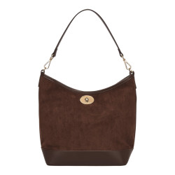 Gerald STOCKHOLM, sac porté épaule aspect suédine