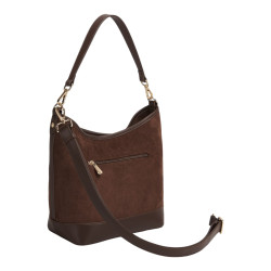 Gerald STOCKHOLM, sac porté épaule aspect suédine