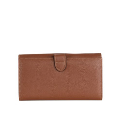 GONDOLE ROMY, portefeuille compagnon caramel