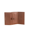 GONDOLE ROMY, portefeuille compagnon caramel